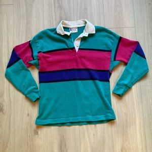 VTG 80s Rugged Wear Polo Shirt size Medium made in USA